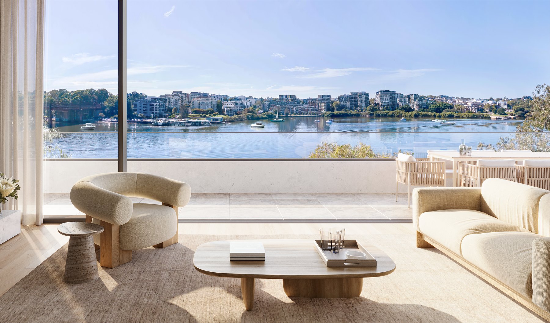 Rhodes Bay living room