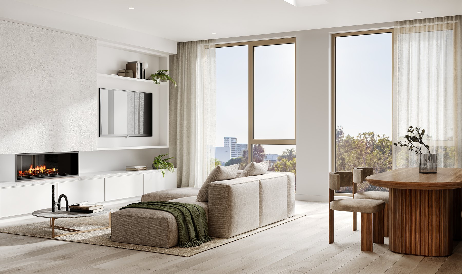 Casa Delmar living dining