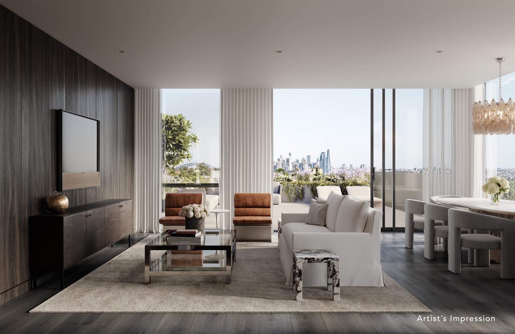 Park Avenue living room